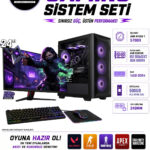 X65 RYZEN 7 5700X RX 9060 XT 8GB 16GB RAM 500GB M.2 SSD 24'' Full HD 200Hz Oyuncu Bilgisayarı
