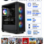 X54 İ3 14100F RTX 5060 Tİ 8GB 16GB DDR5 RAM 500GB M.2 SSD Oyuncu Bilgisayarı