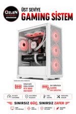 X48 RYZEN 5 7500X3D RTX 5060 8GB 16GB DDR5 RAM 1TB M.2 SSD Üst Seviye Beyaz Oyuncu Bilgisayarı - Görsel 2