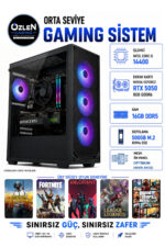 X46 İ5 14400 RTX 5050 8GB 16GB DDR5 RAM 500GB M.2 SSD Oyuncu Bilgisayarı