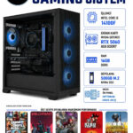 X41 İ3 14100F RTX 5060 8GB 16GB DDR5 RAM 500GB M.2 SSD Oyuncu Bilgisayarı