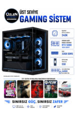 XXL13 ULTRA 5 245K RTX 5080 16GB 32GB DDR5 RAM 1TB M.2 SSD Üst Seviye Oyuncu Bilgisayarı