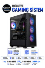 X34 İ5 12400F RTX 5060 8GB 16GB RAM 500GB M.2 SSD Oyuncu Bilgisayarı - Görsel 2