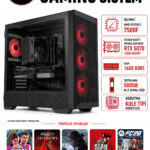 XL31 RYZEN 5 7500F RTX 5070 12GB 16GB DDR5 RAM 500GB M.2 SSD Üst Seviye Oyuncu Bilgisayarı