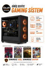 XS5 İ5 4590 GT 740 4GB 16GB RAM 256GB SATA SSD Oyuncu Bilgisayarı