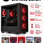 X27 RYZEN 5 5600 RTX 5060 Tİ 8GB 16GB RAM 500GB M.2 SSD Oyuncu Bilgisayarı