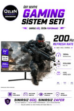 X26 RYZEN 5 7500F RTX 5060 8GB 16GB DDR5 RAM 500GB M.2 SSD 24'' Full HD 200Hz Oyuncu Bilgisayarı - Görsel 3
