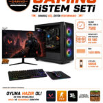X25 İ5 7500 RX 580 8GB 16GB RAM 500GB M.2 SSD 24'' Full HD 100Hz Oyuncu Bilgisayarı