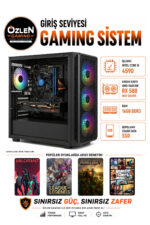 XS1 İ5 4590 RX 580 8GB 16GB RAM 256GB SATA SSD Oyuncu Bilgisayarı