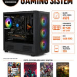 XS4 İ5 4570 RX 580 8GB 16GB RAM 256GB SATA SSD Oyuncu Bilgisayarı