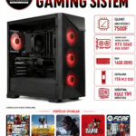 X88 RYZEN 5 7500F RTX 5060 8GB 16GB DDR5 RAM 1TB M.2 SSD Oyuncu Bilgisayarı