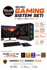 XS3 İ5 4570 RX 580 8GB 16GB RAM 256GB SATA SSD 24'' Full HD 100Hz Oyuncu Bilgisayarı