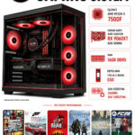 XL29 RYZEN 5 7500F RX 9060 XT 8GB 16GB DDR5 RAM 1TB M.2 SSD Üst Seviye Oyuncu Bilgisayarı