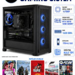 XL68 İ7 14700F RTX 5070 12GB 16GB RAM 1TB M.2 SSD Üst Seviye Oyuncu Bilgisayarı