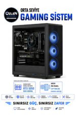 X84 İ5 12400F RTX 5050 8GB 16GB RAM 500GB M.2 SSD Oyuncu Bilgisayarı - Görsel 2