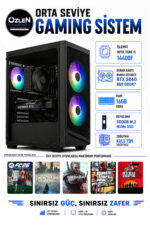 XL8 İ5 14400F RTX 5060 8GB 16GB DDR5 RAM 500GB M.2 SSD Oyuncu Bilgisayarı