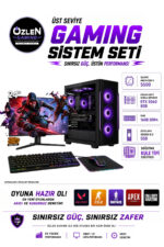XL5 RYZEN 5 5500 RTX 5060 8GB 16GB RAM 500GB M.2 SSD 24'' Full HD 200Hz Üst Seviye Set Oyuncu Bilgisayarı