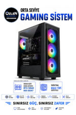 X83 İ3 14100F RTX 5060 8GB 16GB RAM 500GB M.2 SSD Oyuncu Bilgisayarı - Görsel 2