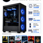 XL1 İ5 14400F RTX 5070 12GB 16GB DDR5 RAM 1TB M.2 SSD Üst Seviye Oyuncu Bilgisayarı