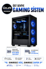 XL1 İ5 14400F RTX 5070 12GB 16GB DDR5 RAM 1TB M.2 SSD Üst Seviye Oyuncu Bilgisayarı - Görsel 2