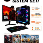 X2 RYZEN 5 5500 RTX 3050 6GB 16GB RAM 512GB M.2 SSD 24'' Full HD 200Hz Set Oyuncu Bilgisayarı