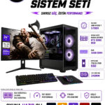 XL2 RYZEN 7 5700X RTX 5060 8GB 32GB RAM 1TB M.2 SSD 24'' Full HD 200Hz Üst Seviye Set Oyuncu Bilgisayarı