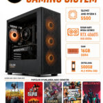 X72 RYZEN 5 5500 RTX 4060 Tİ 8GB 16GB RAM 500GB M.2 SSD Oyuncu Bilgisayarı